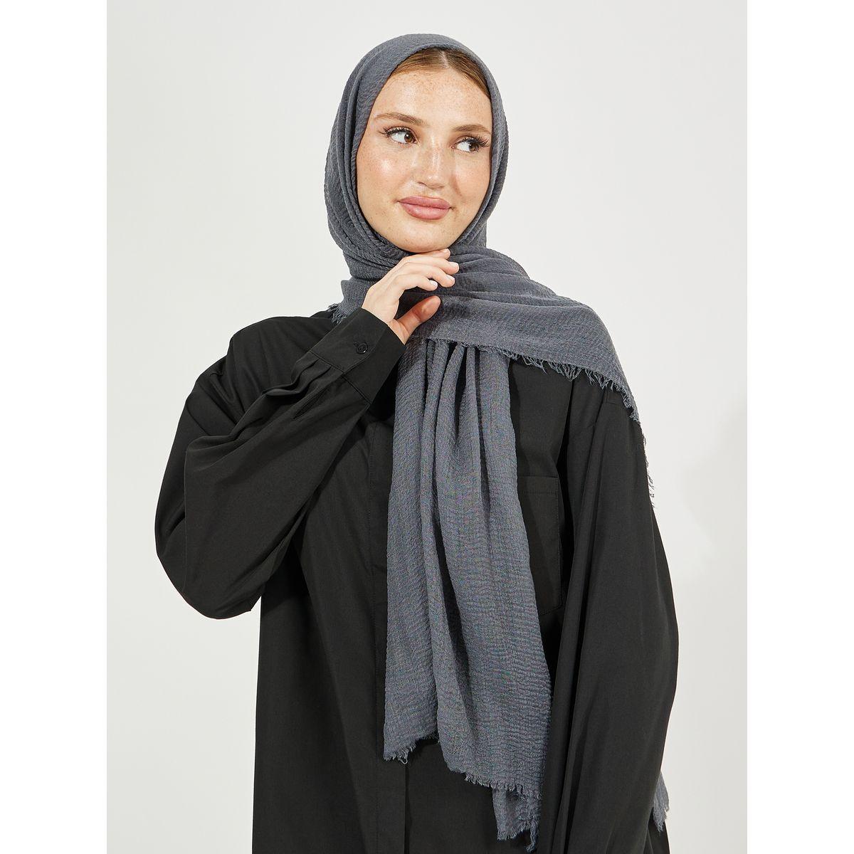 Styli Frayed Edge Casual Hijab-women-clothingaccessories-scarves-image-1