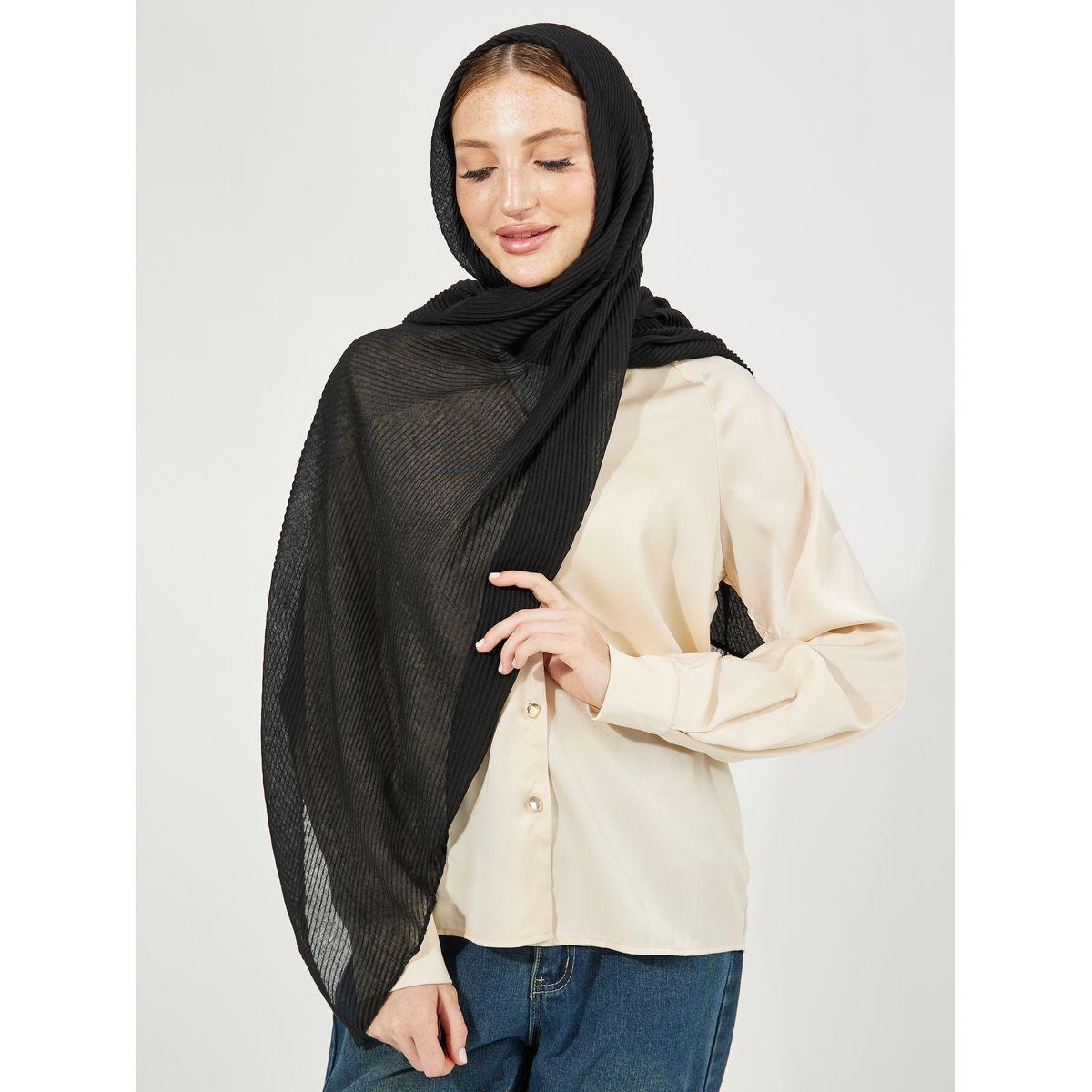 Styli Plisse Casual Hijab-women-clothingaccessories-scarves-image-1
