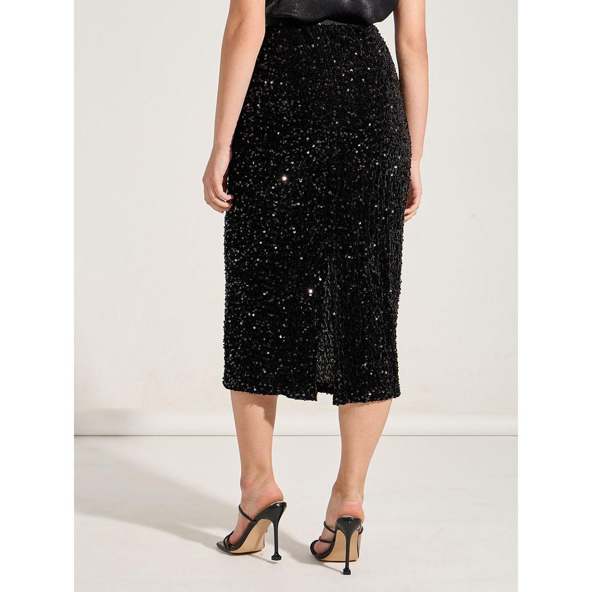 Styli Sequin Embellished Midi Skirt-women-clothing-bottoms-skirts-image-4