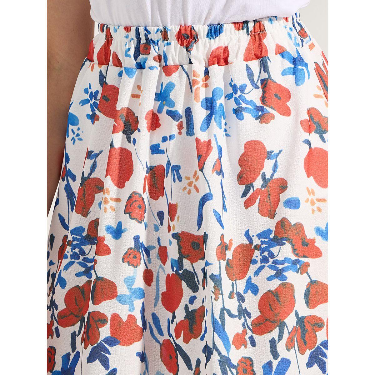 Styli Floral Print A-Line Midi Skirt-women-clothing-bottoms-skirts-image-3