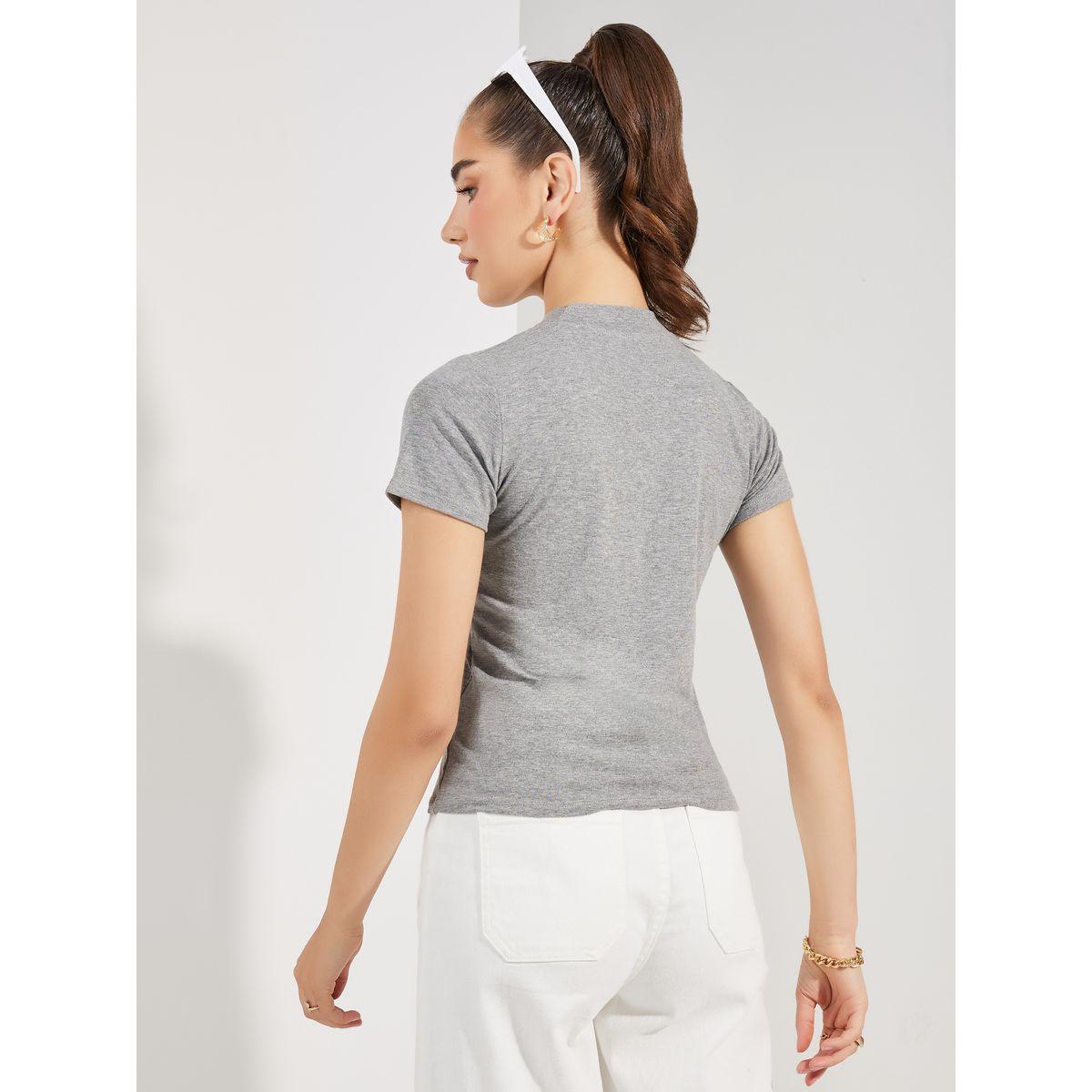 Styli Slim Fit Solid High Neck T-Shirt-women-clothing-tshirts-image-6