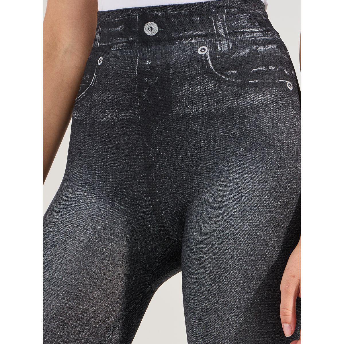 Styli High Elastic Denim Look Printed Leggings-women-clothing-bottoms-leggings-image-3