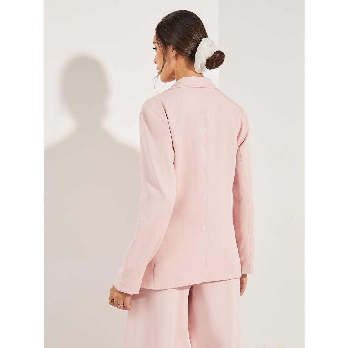 Styli Regular Fit Longline Double Breasted Blazer-women-clothing-coatsandjackets-blazers-image-5