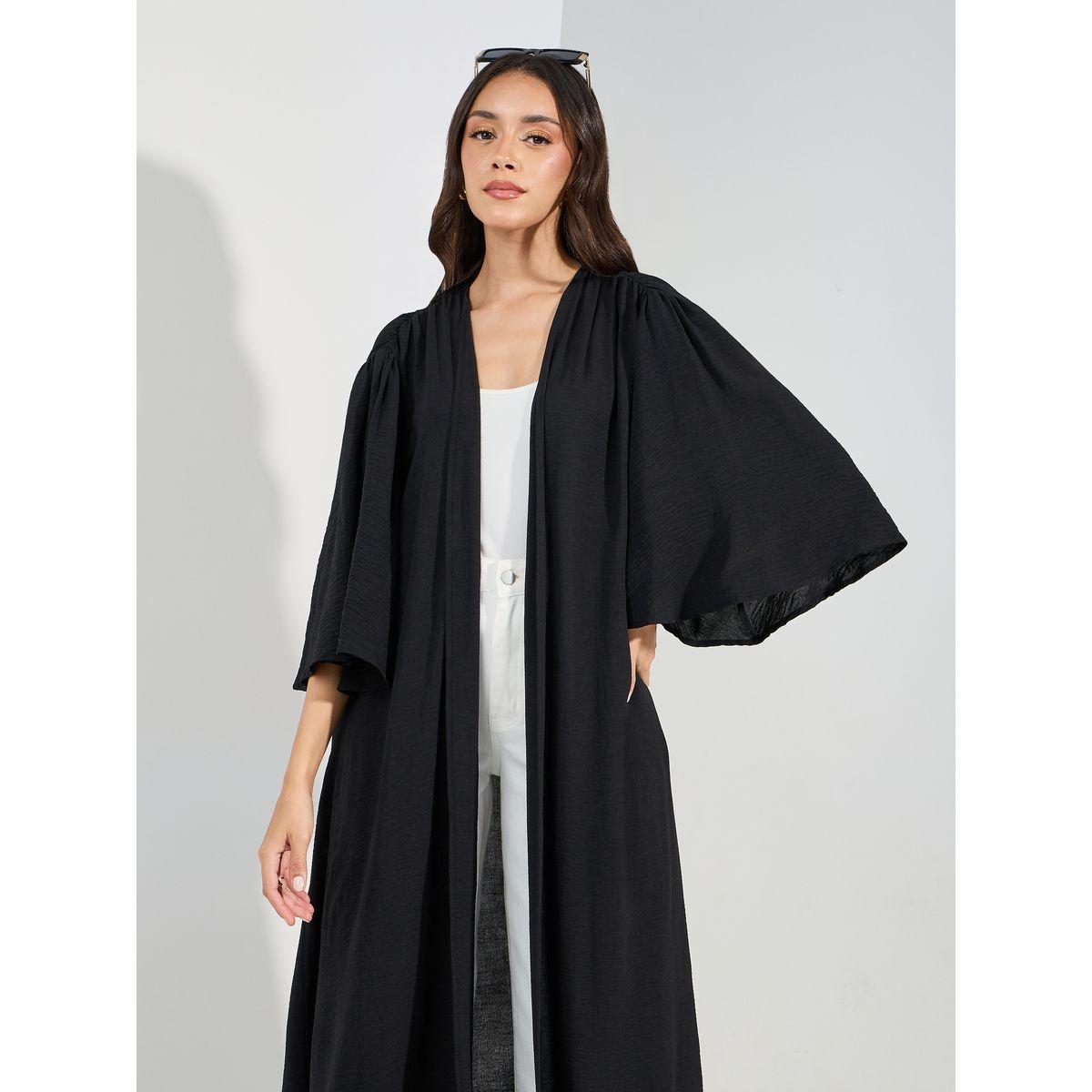 Styli Oversized Maxi Kimono with Wide Sleeves-women-clothing-shirtsandblouses-shirts-image-2
