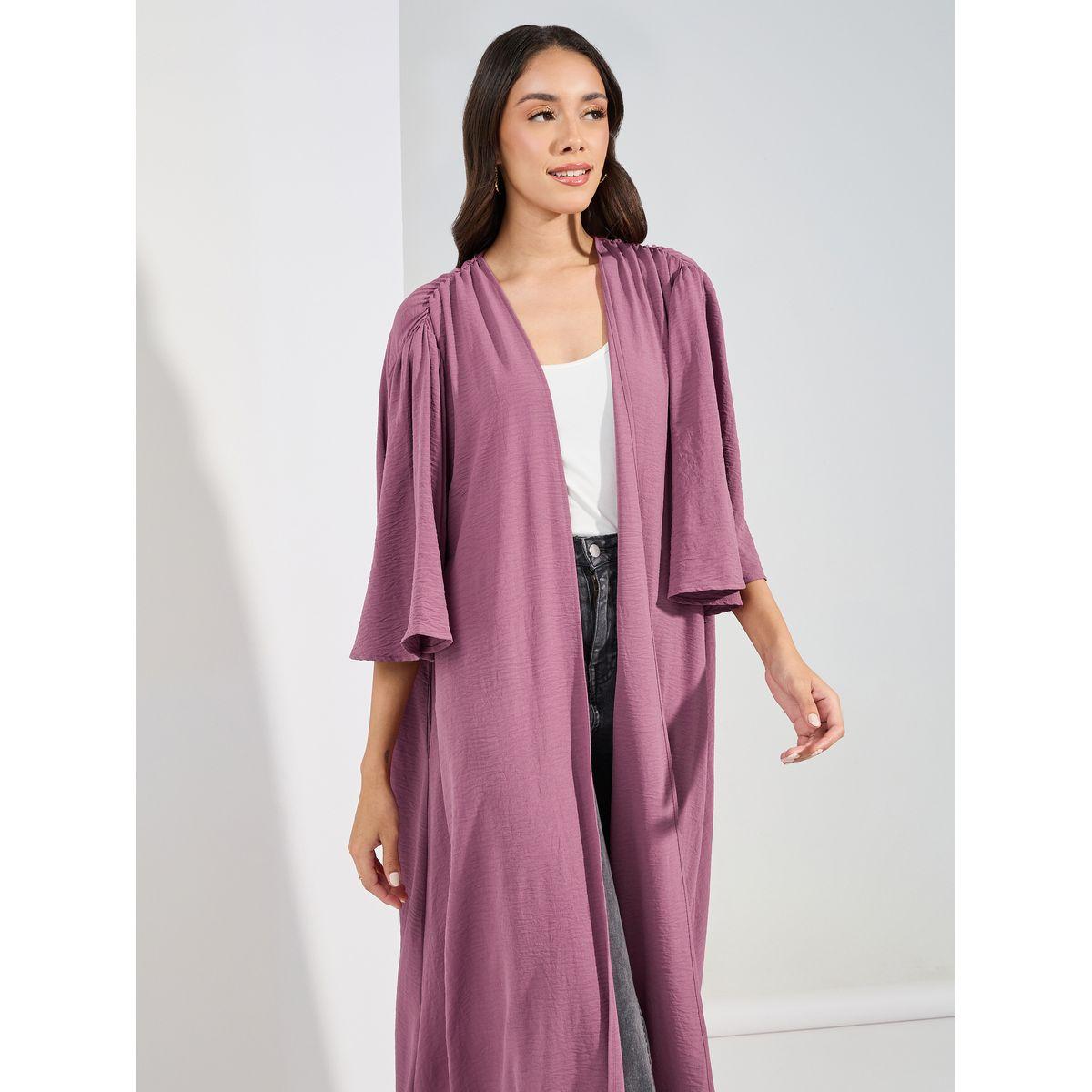 Styli Oversized Maxi Kimono with Wide Sleeves-women-clothing-shirtsandblouses-shirts-image-2