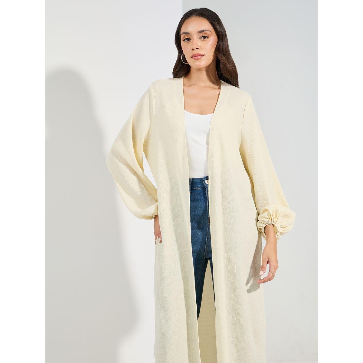 Styli Regular Fit Textured Kimono with Volume Sleeves-women-clothing-shirtsandblouses-shirts-image-2