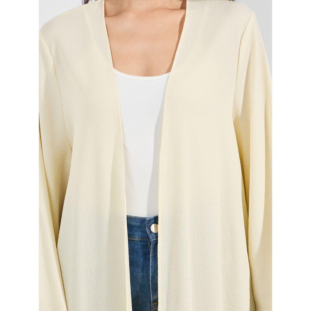 Styli Regular Fit Textured Kimono with Volume Sleeves-women-clothing-shirtsandblouses-shirts-image-3