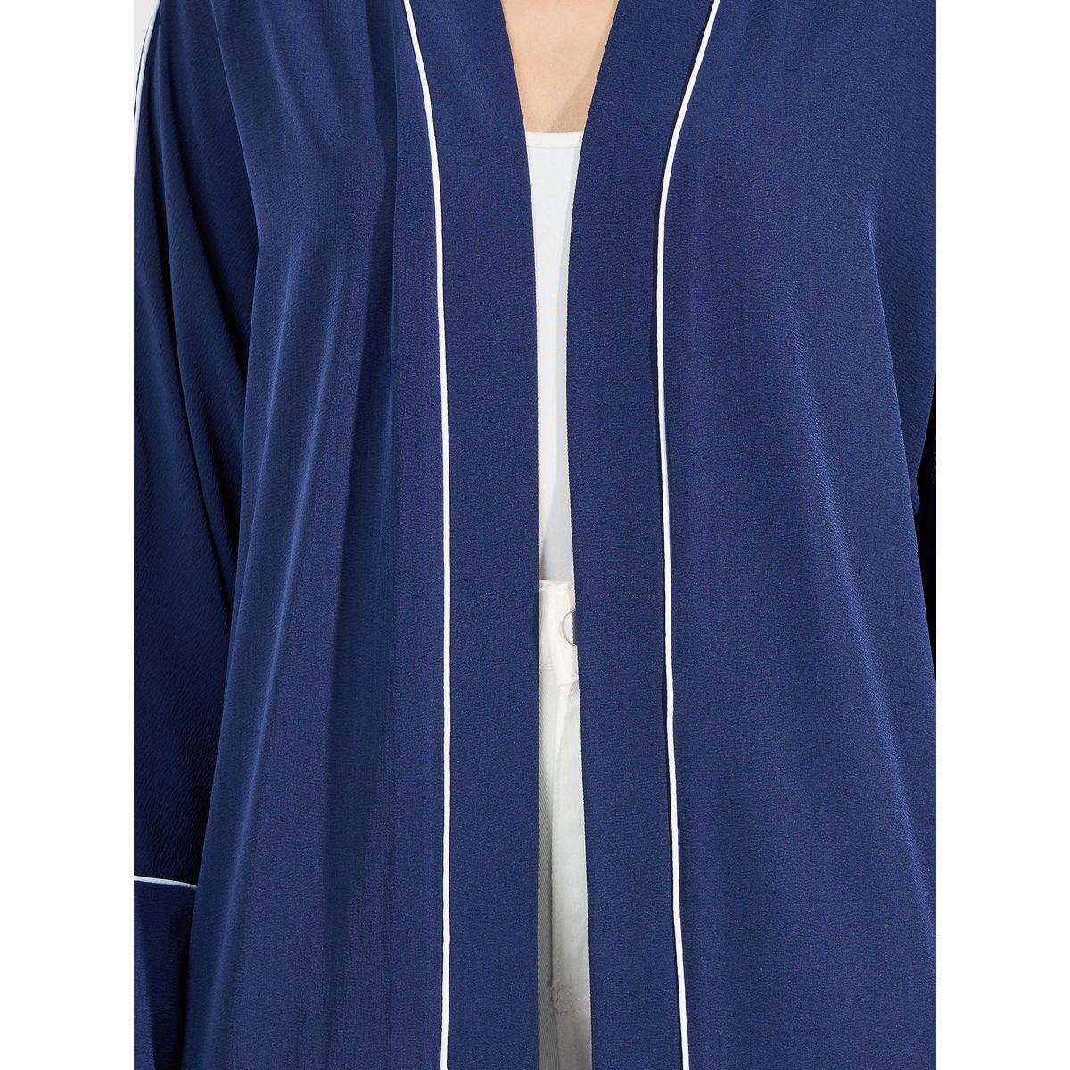 كيمونو طويل بقصة عادية وتفاصيل محزوزة-women-clothing-shirtsandblouses-shirts-image-3