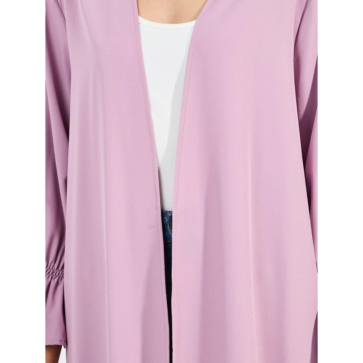 Styli Oversized Maxi Kimono with Frill Cuff-women-clothing-shirtsandblouses-shirts-image-3