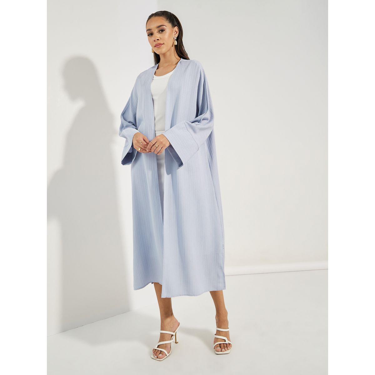 Styli Oversized Midi Textured Kimono-women-clothing-shirtsandblouses-shirts-image-1