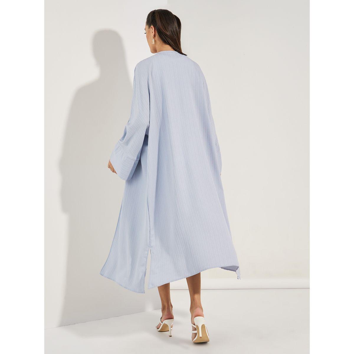 Styli Oversized Midi Textured Kimono-women-clothing-shirtsandblouses-shirts-image-4