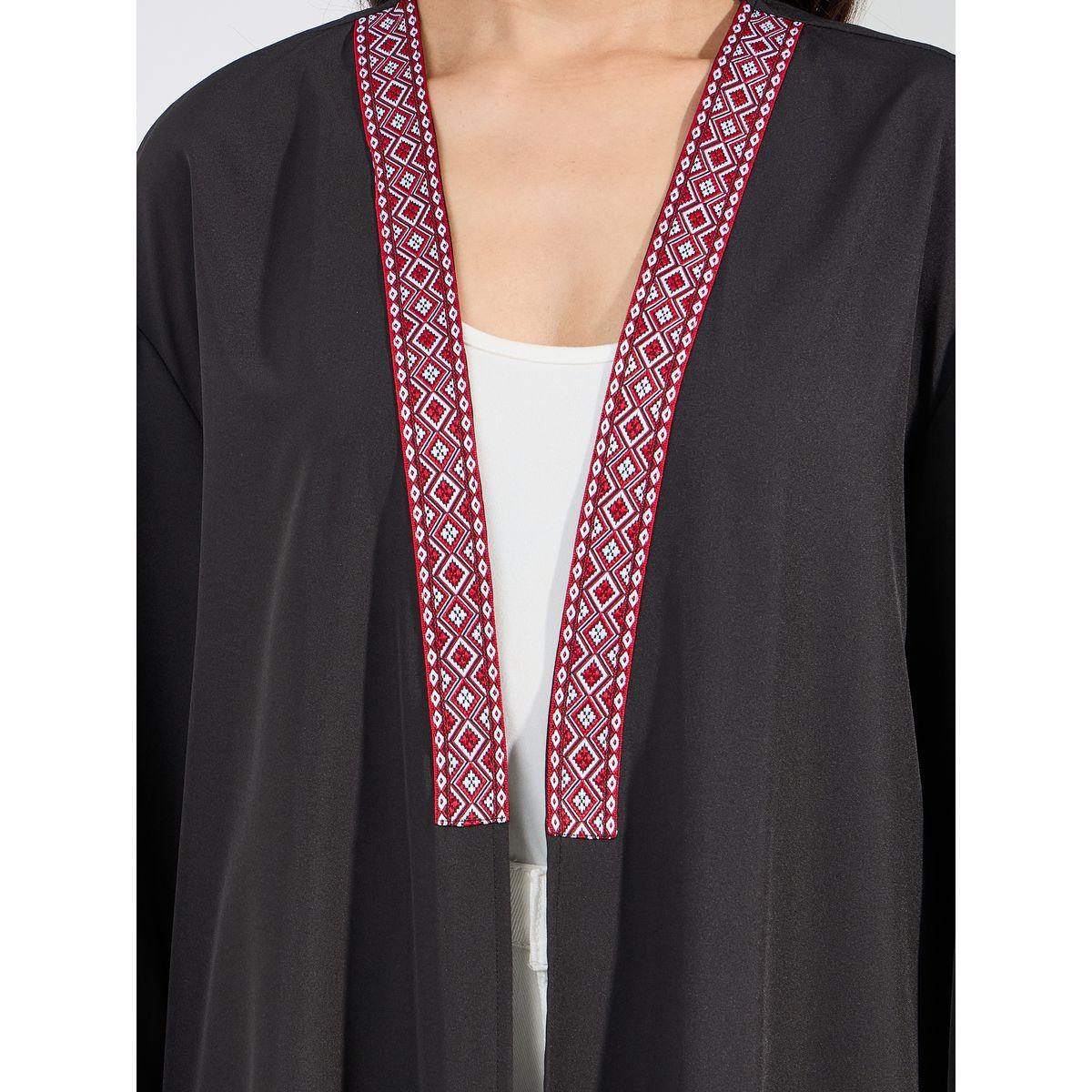 كيمونو طويل بقصة عادية وشريط مُطرّز-women-clothing-shirtsandblouses-shirts-image-3