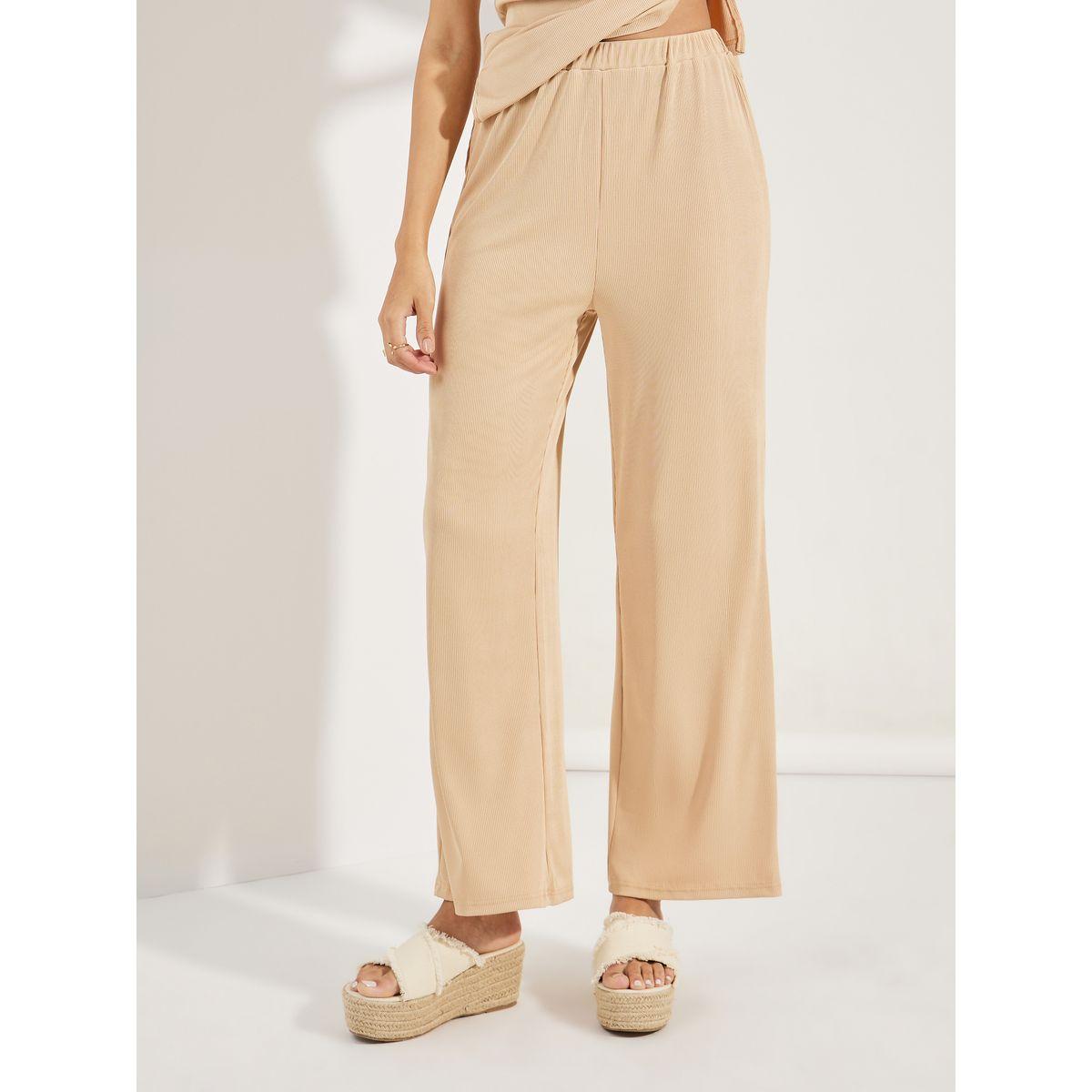 طقم منسق من جوغر بارجل واسعة مع بلوزة بلا اكمام-women-clothing-coordsets-image-4