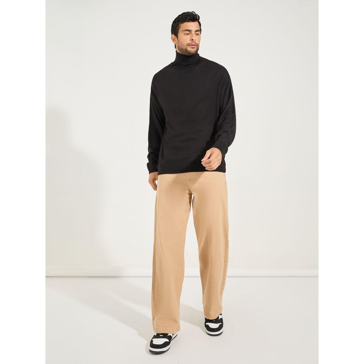 سويتر بقصة مريحة وياقة عالية-men-clothing-sweatersandpullovers-image-2