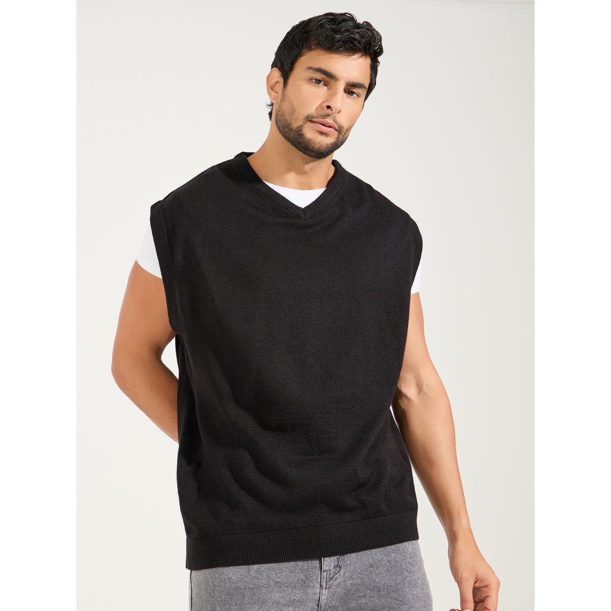 سويتر بنمط فيست مع قصة مريحة-men-clothing-sweatersandpullovers-image-1