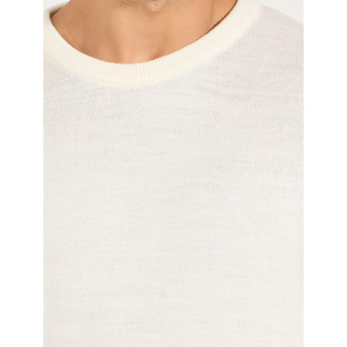 Styli Relaxed Fit Crew Neck Sweater with Dropped Shoulder-men-clothing-sweatersandpullovers-image-3