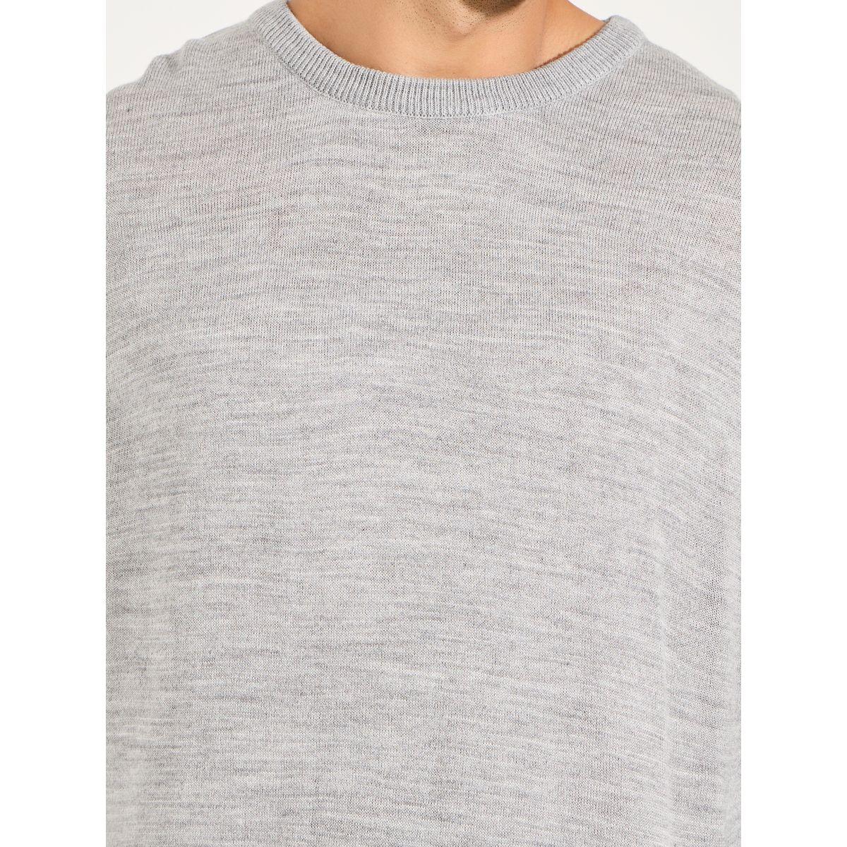 Styli Relaxed Fit Crew Neck Sweater with Dropped Shoulder-men-clothing-sweatersandpullovers-image-3