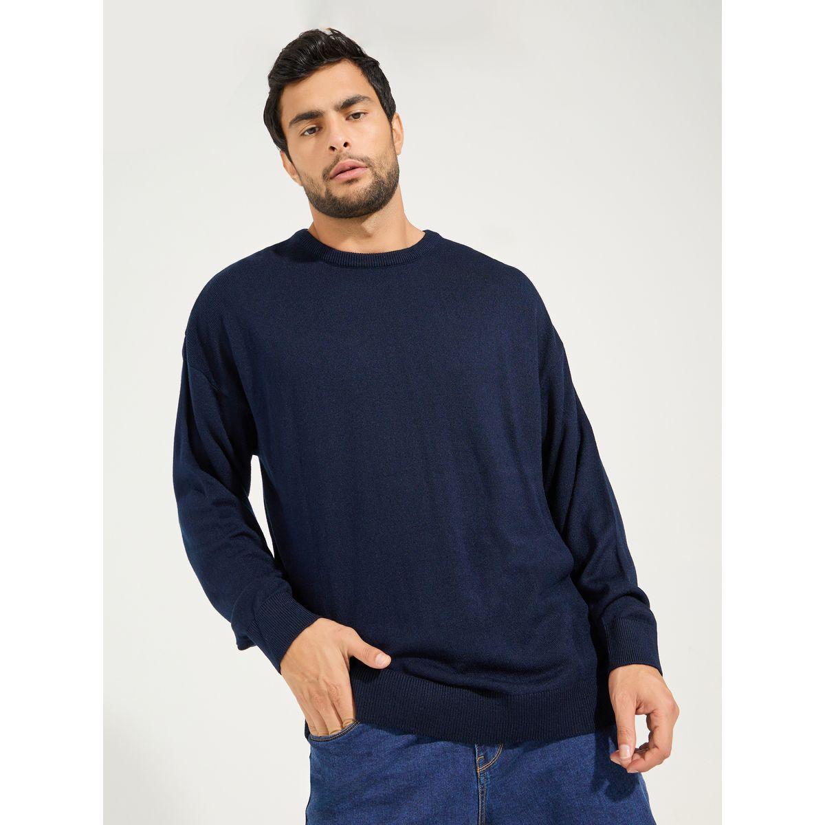 سويتر بقصة مريحة واكتاف منخفضة-men-clothing-sweatersandpullovers-image-3