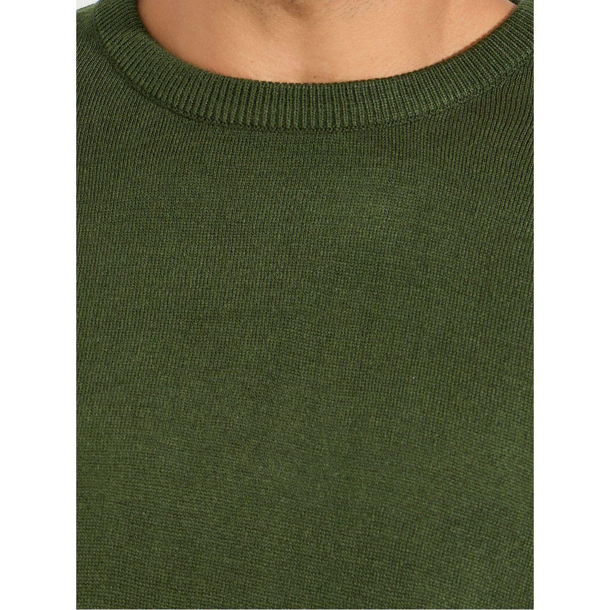 Styli Relaxed Fit Crew Neck Sweater with Dropped Shoulder-men-clothing-sweatersandpullovers-image-3