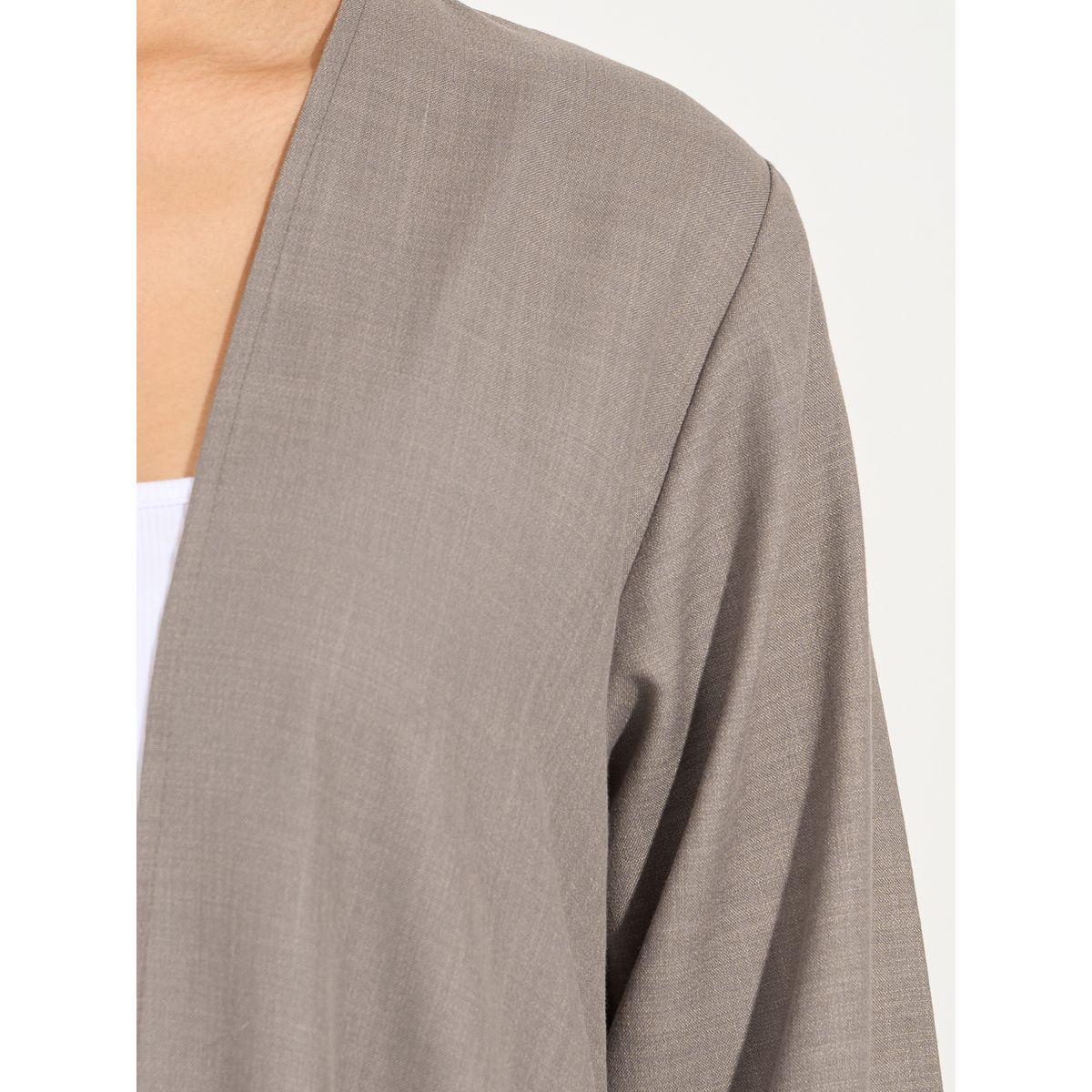 Styli Linen Look Abaya with Wide Sleeves-women-arabicclothing-abayas-image-3
