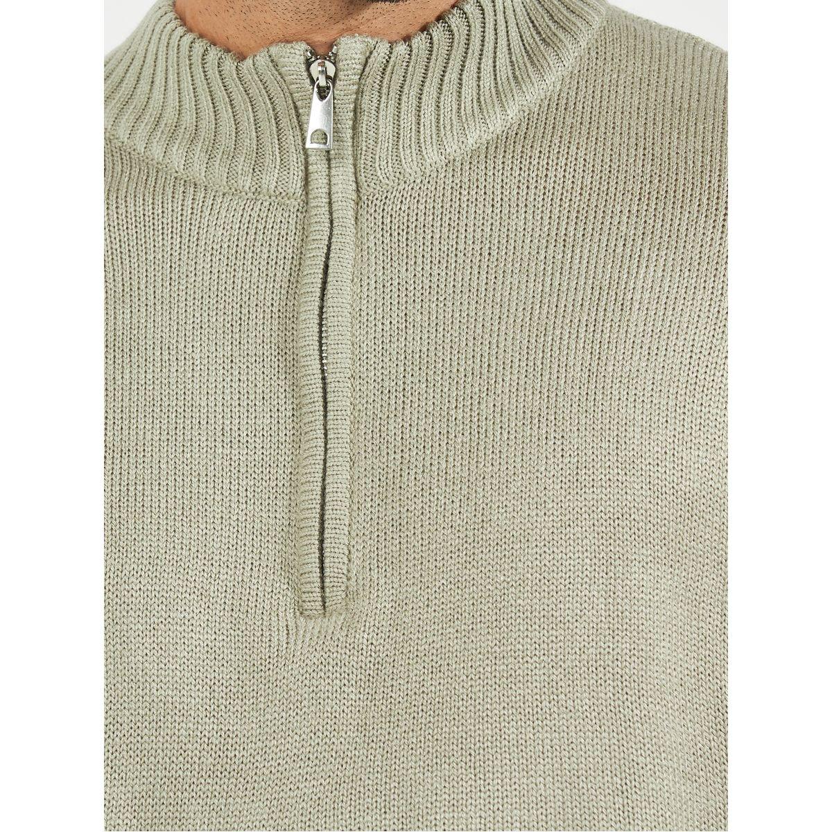 سويتر بقصة مريحة وسحَّاب غلق-men-clothing-sweatersandpullovers-image-3