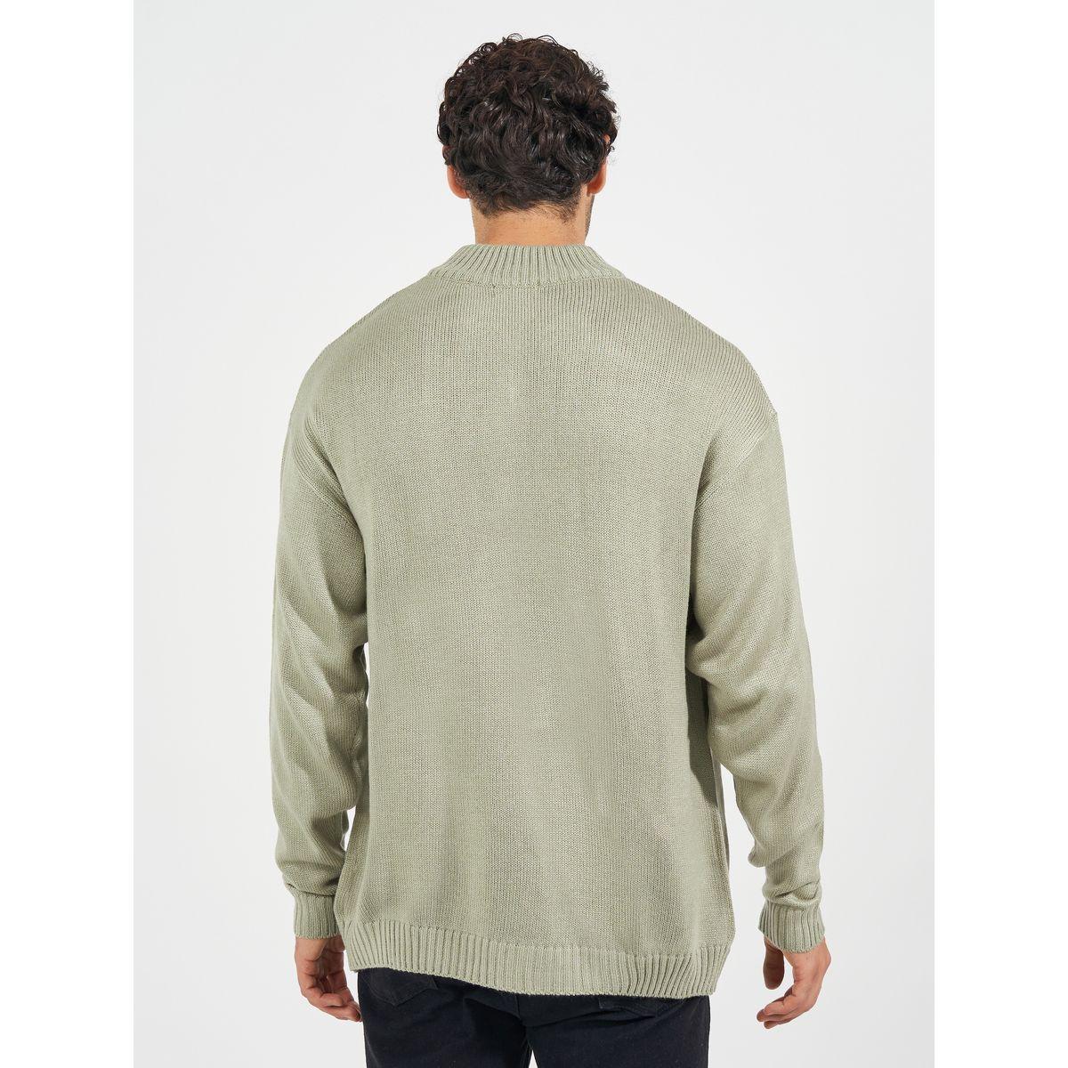 سويتر بقصة مريحة وسحَّاب غلق-men-clothing-sweatersandpullovers-image-4