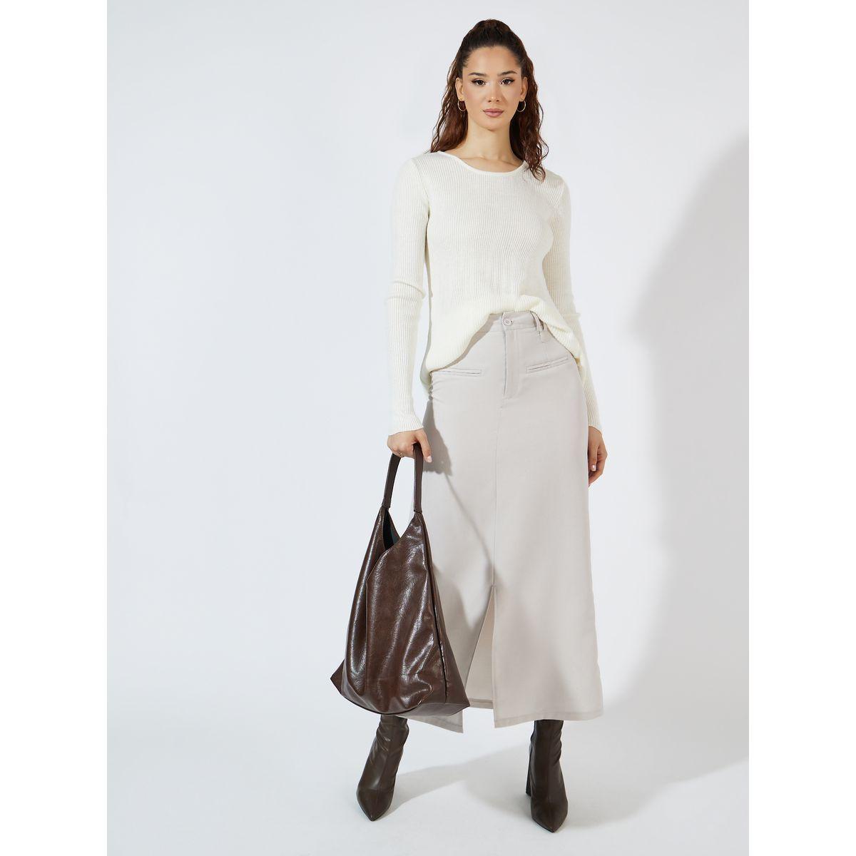 Styli Rib Fitted Regular Length Sweater-women-clothing-cardigansandjumpers-jumpers-image-2