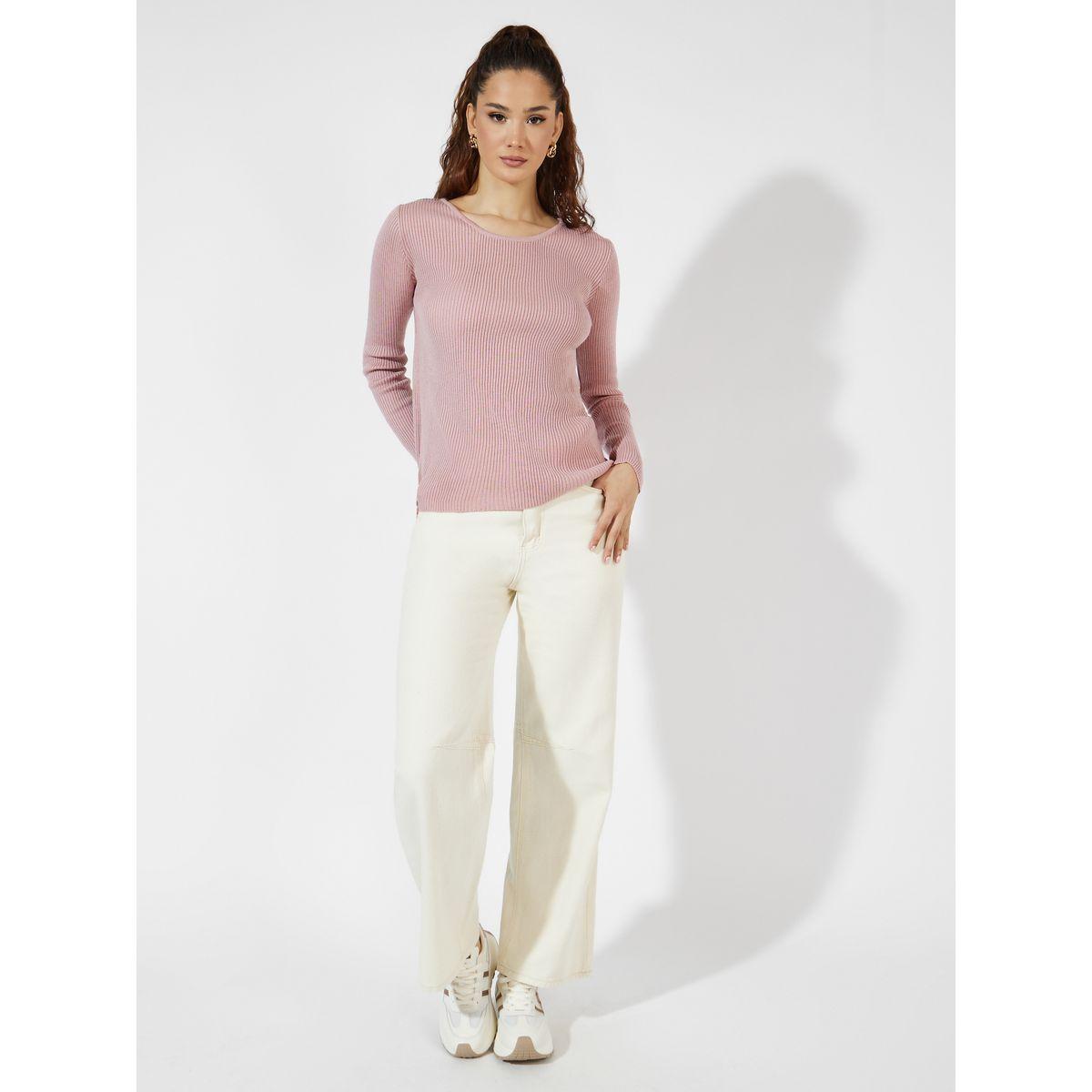 Styli Rib Fitted Regular Length Sweater-women-clothing-cardigansandjumpers-jumpers-image-2