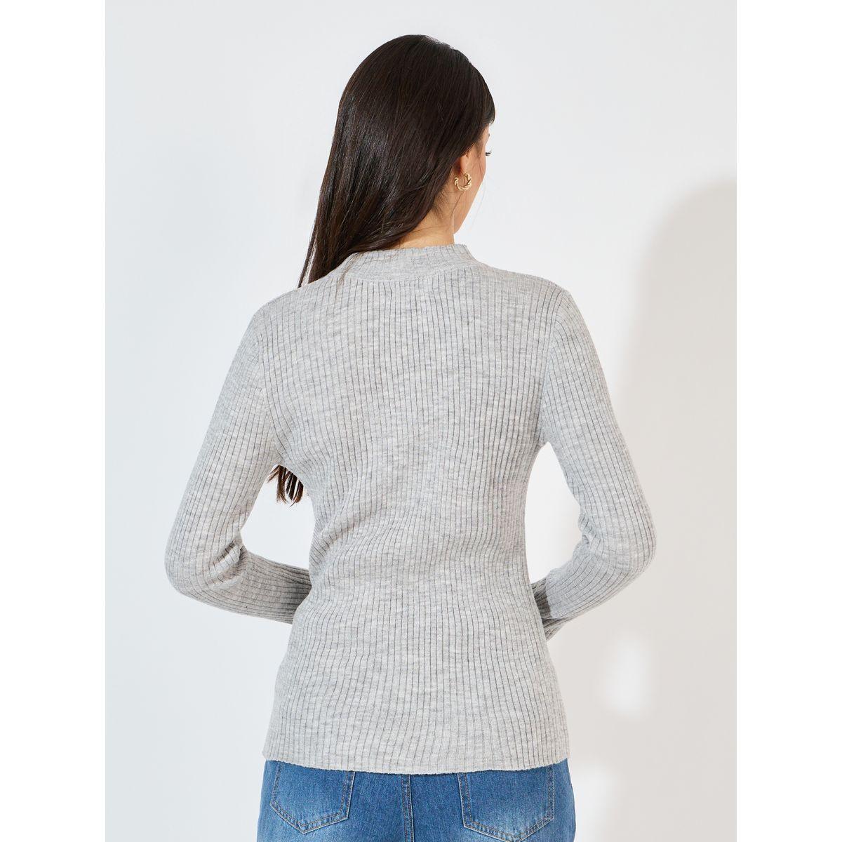 Styli Ribbed Fitted Regular Length High Neck Sweater-women-clothing-cardigansandjumpers-jumpers-image-5