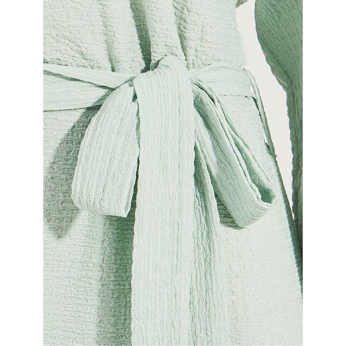 Styli Textured Jalabiya with Side Slit-women-arabicclothing-jalabiyas-image-4