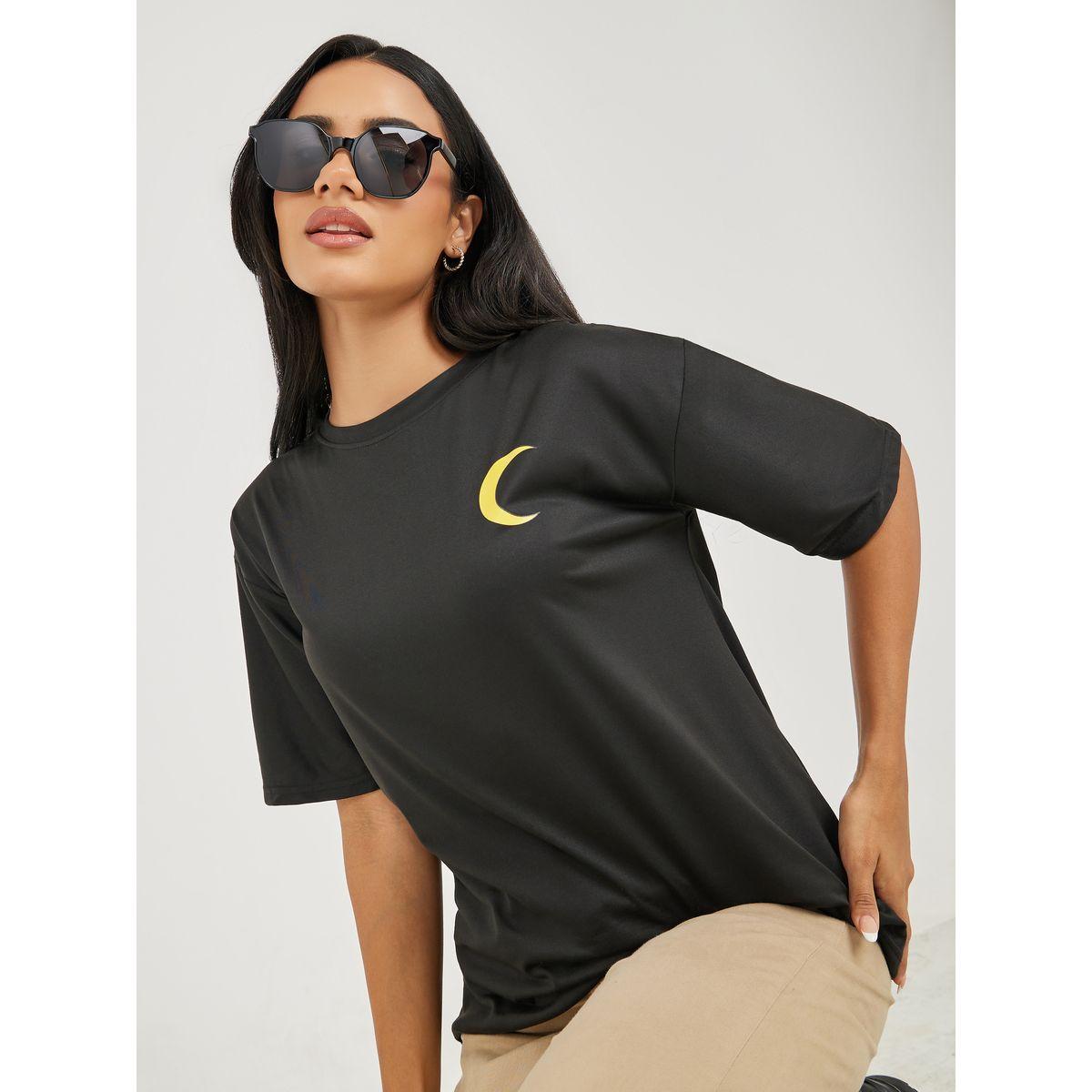 تيشيرت بطبعة ناعمة مع اكمام قصيرة-women-clothing-tshirts-image-1
