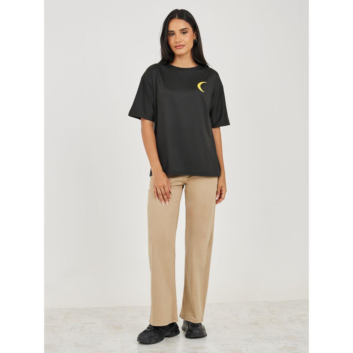Styli Regular Fit Minimal Print Short Sleeves T-Shirt-women-clothing-tshirts-image-2