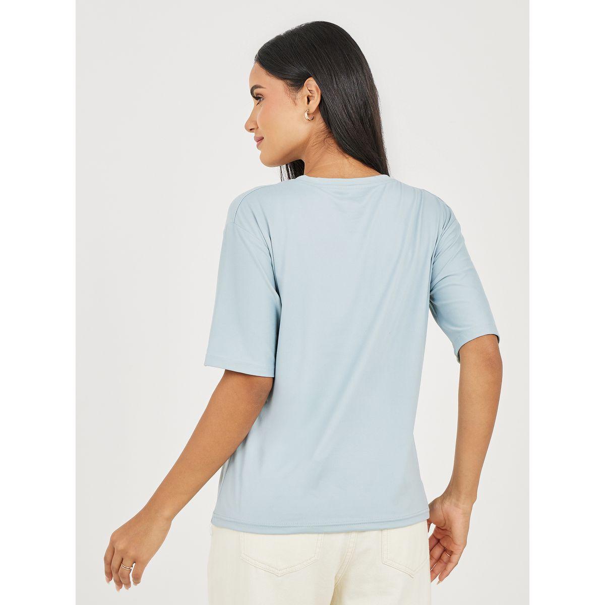 Styli Regular Fit Minimal Print Short Sleeves T-Shirt-women-clothing-tshirts-image-4