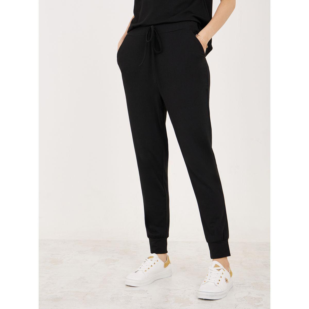 Styli Solid Boat Neck Short Sleeve T-Shirt & Pants Co-Ords-women-clothing-coordsets-image-6