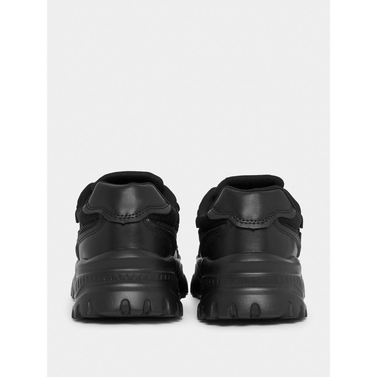 Styli Textured Lace Up Chunky Sneakers-women-shoes-sneakers-image-5