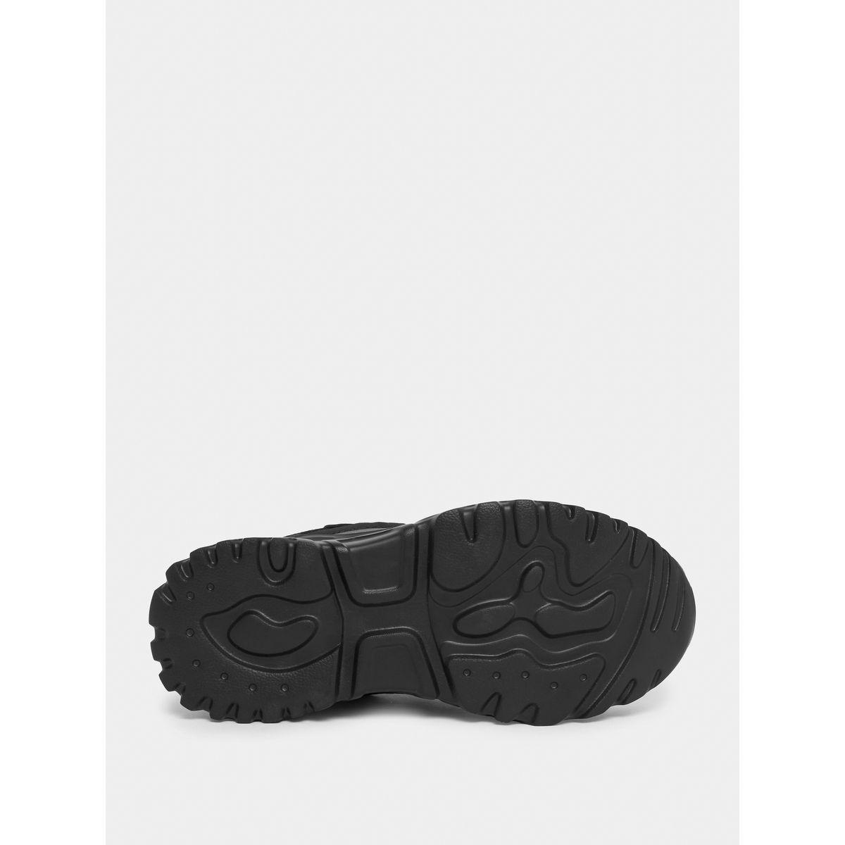 Styli Textured Lace Up Chunky Sneakers-women-shoes-sneakers-image-7
