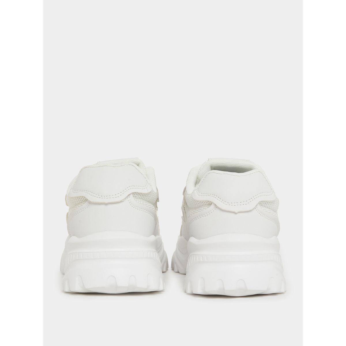 Styli Textured Lace Up Chunky Sneakers-women-shoes-sneakers-image-5