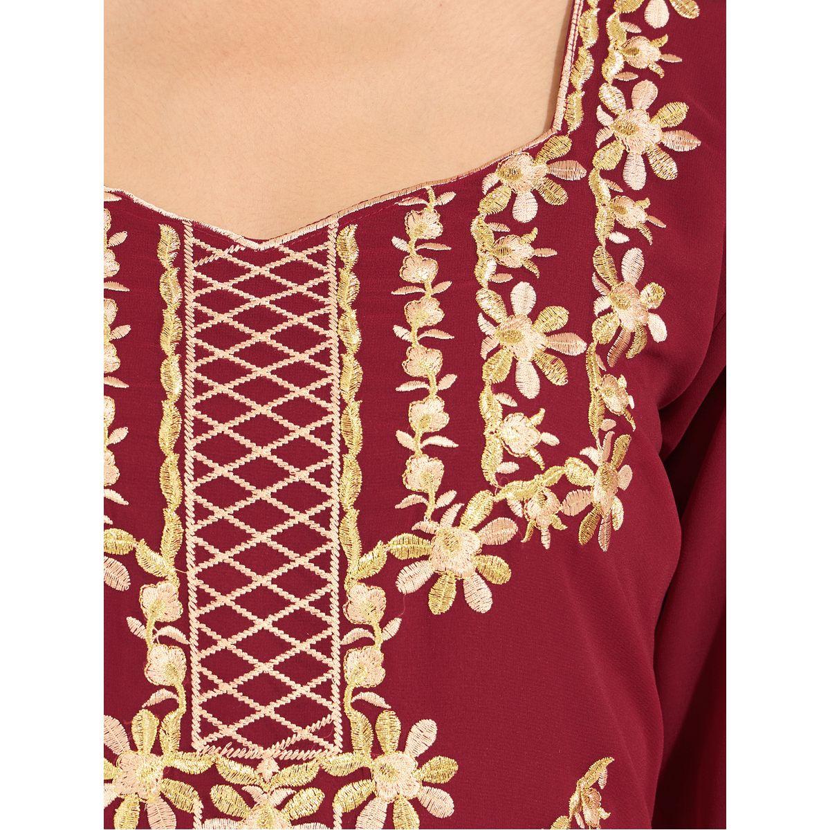 Styli Embroidered Sweetheart Neck Jalabiya-women-arabicclothing-jalabiyas-image-3