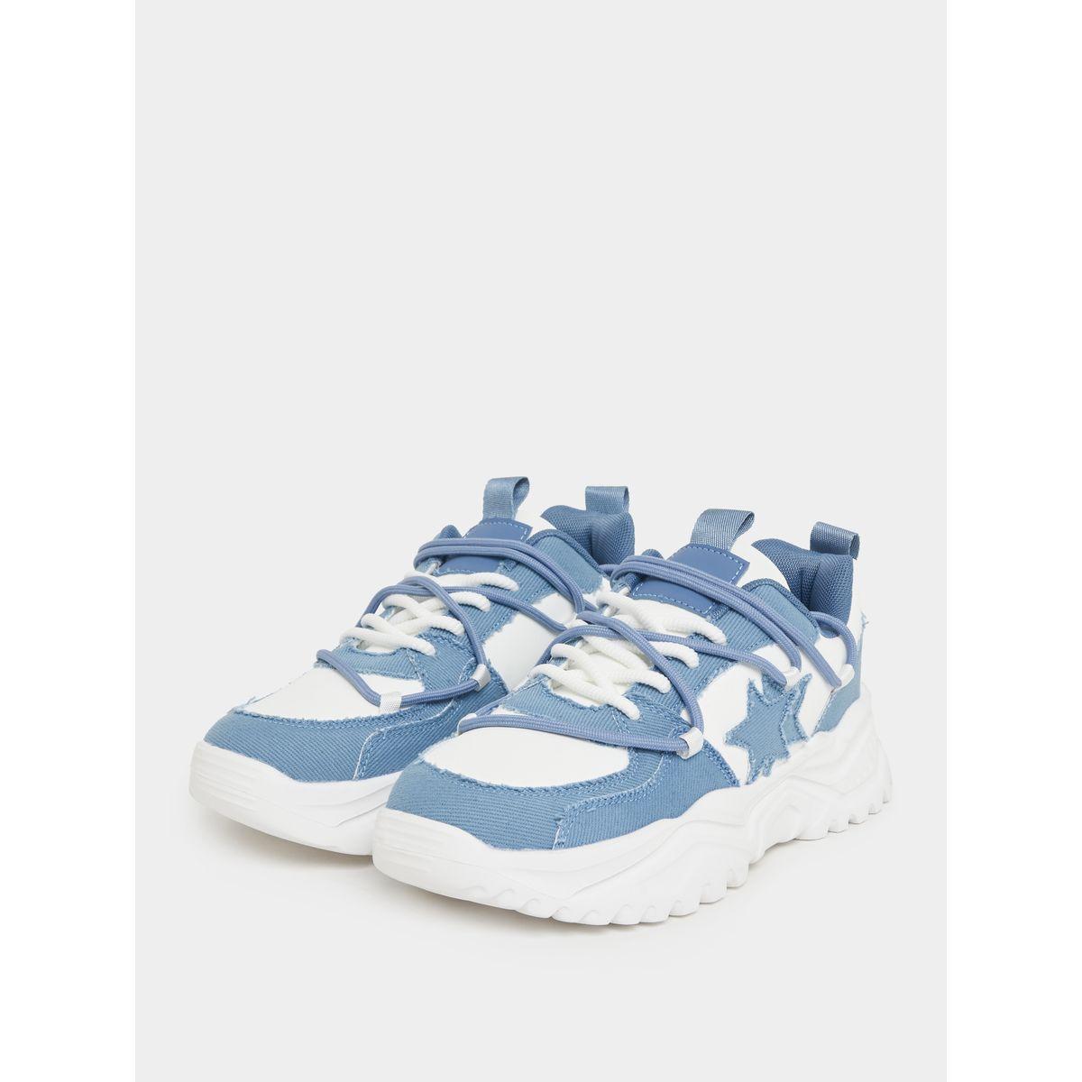 Styli Star Detail Color Block Chunky Sneakers-women-shoes-sneakers-image-2
