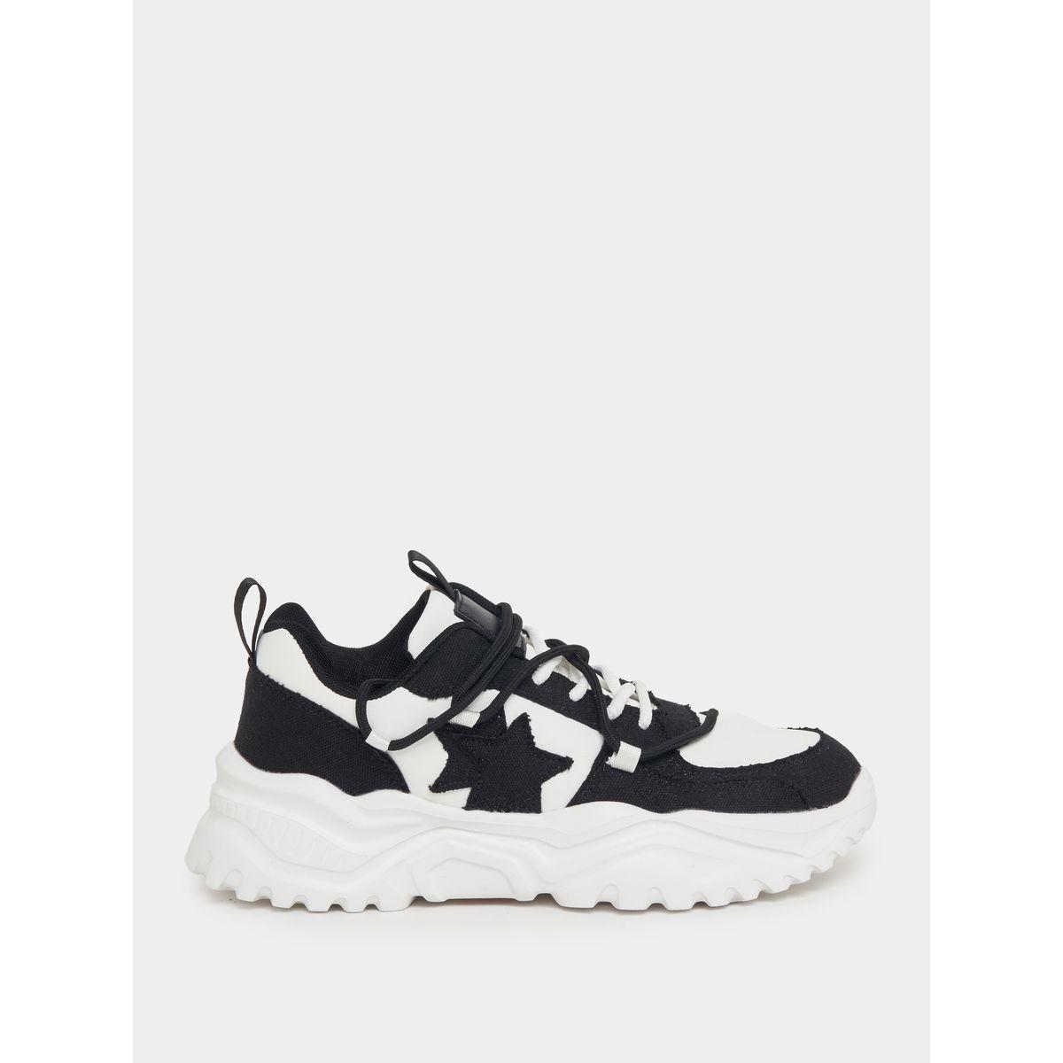 حذاء سنيكرز شانكي بنمط كتل الالوان-women-shoes-sneakers-image-2