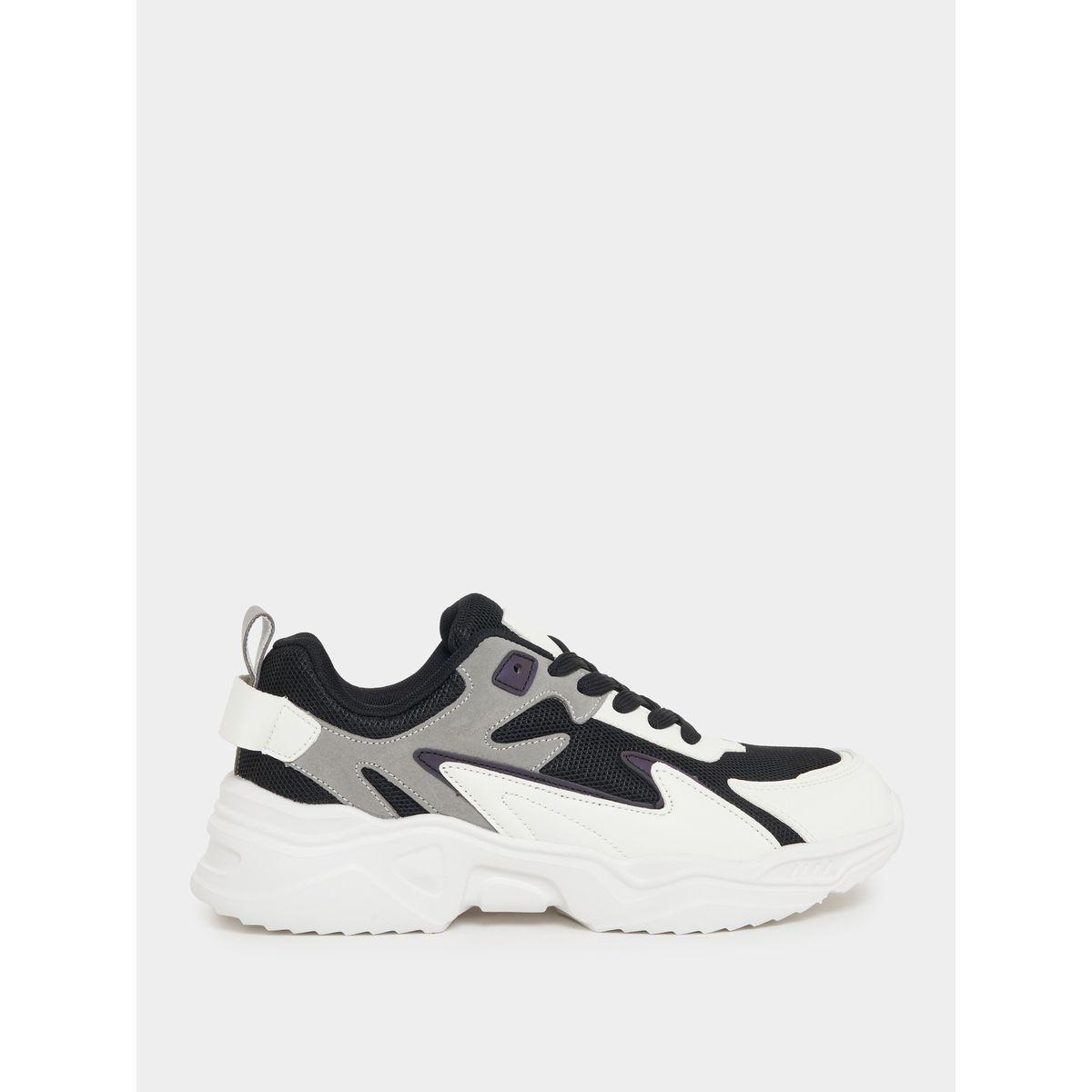 Styli Color Block Lace Up Sneakers-women-shoes-sneakers-image-2