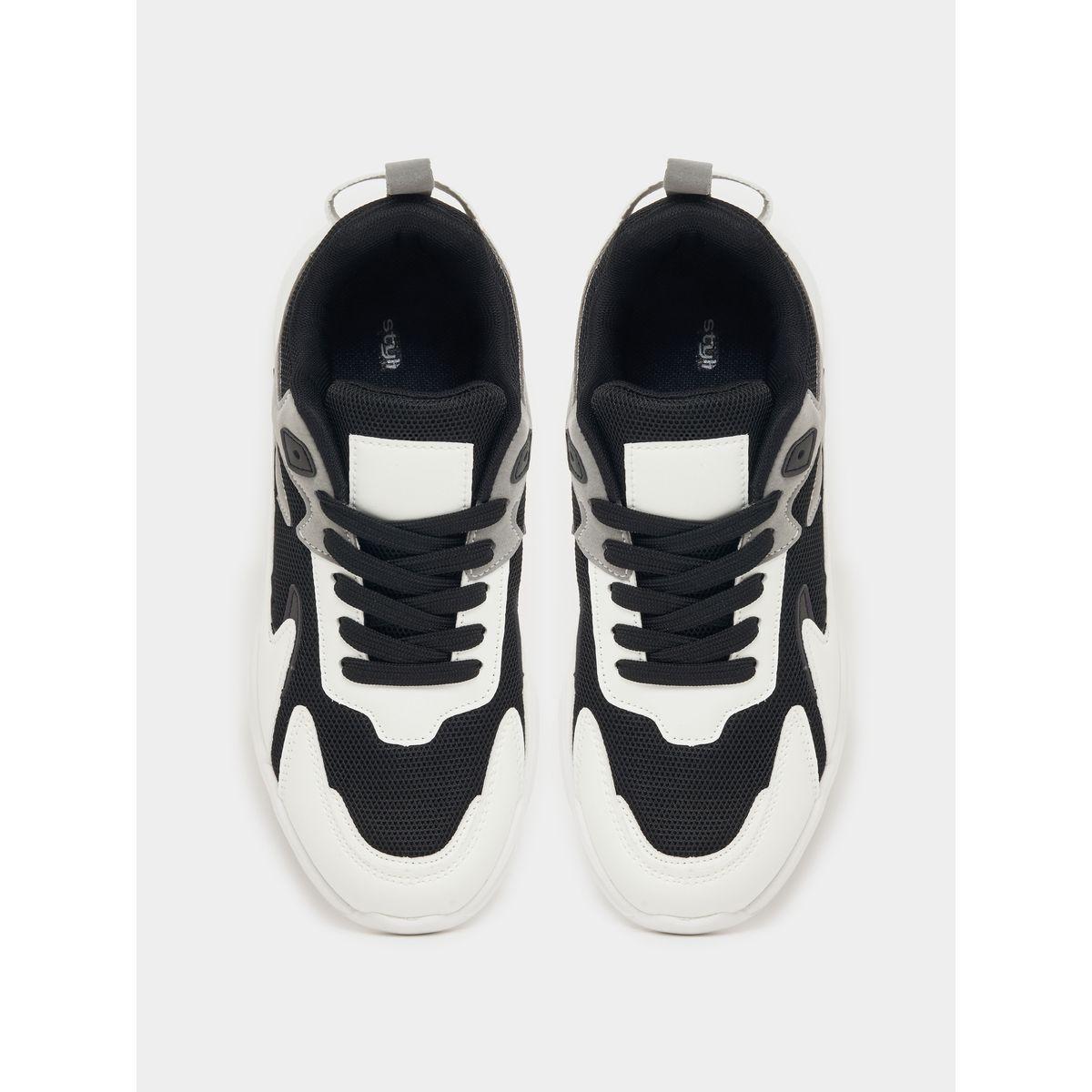 Styli Color Block Lace Up Sneakers-women-shoes-sneakers-image-6