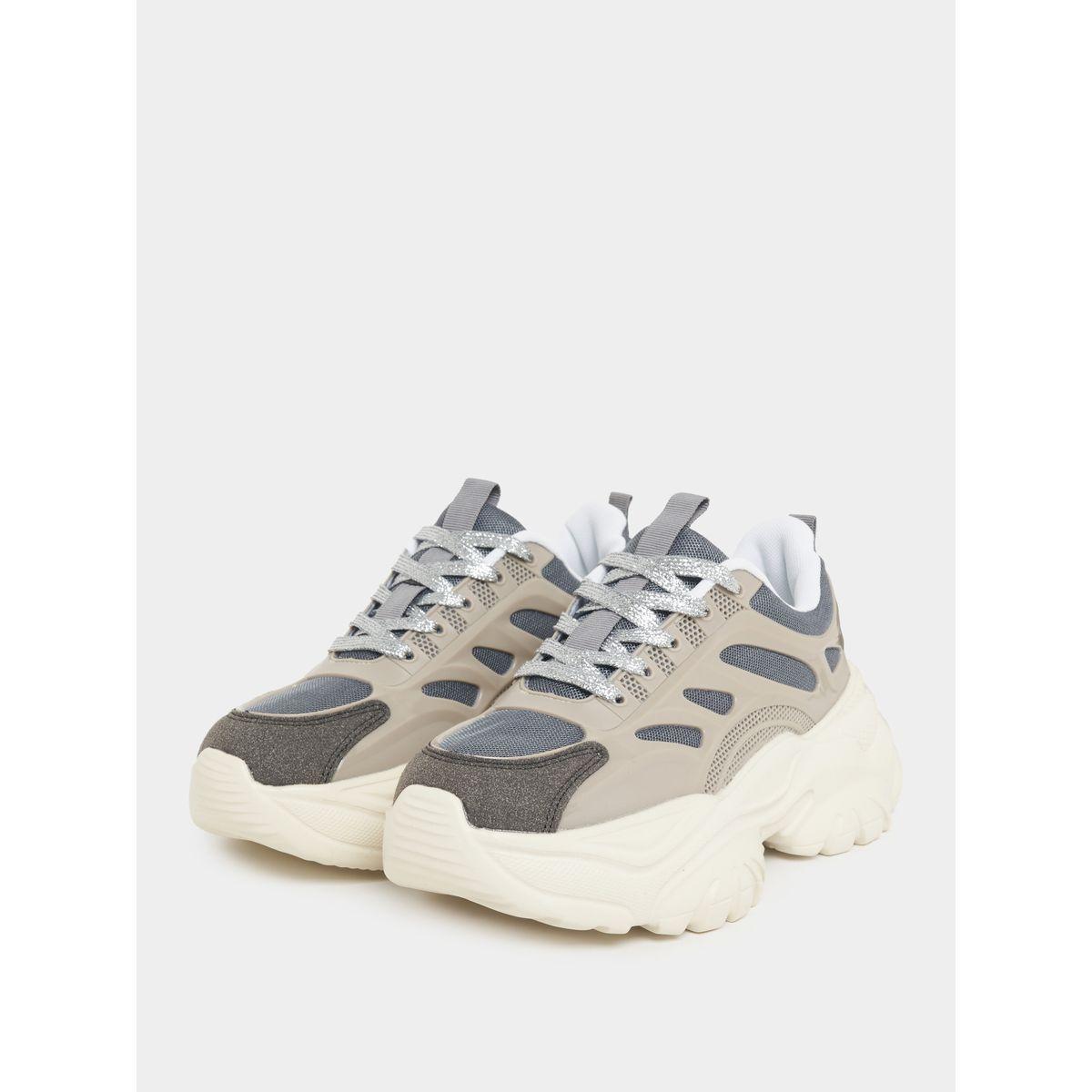 Styli Texture Wed Design Chunky Sneakers-women-shoes-sneakers-image-3