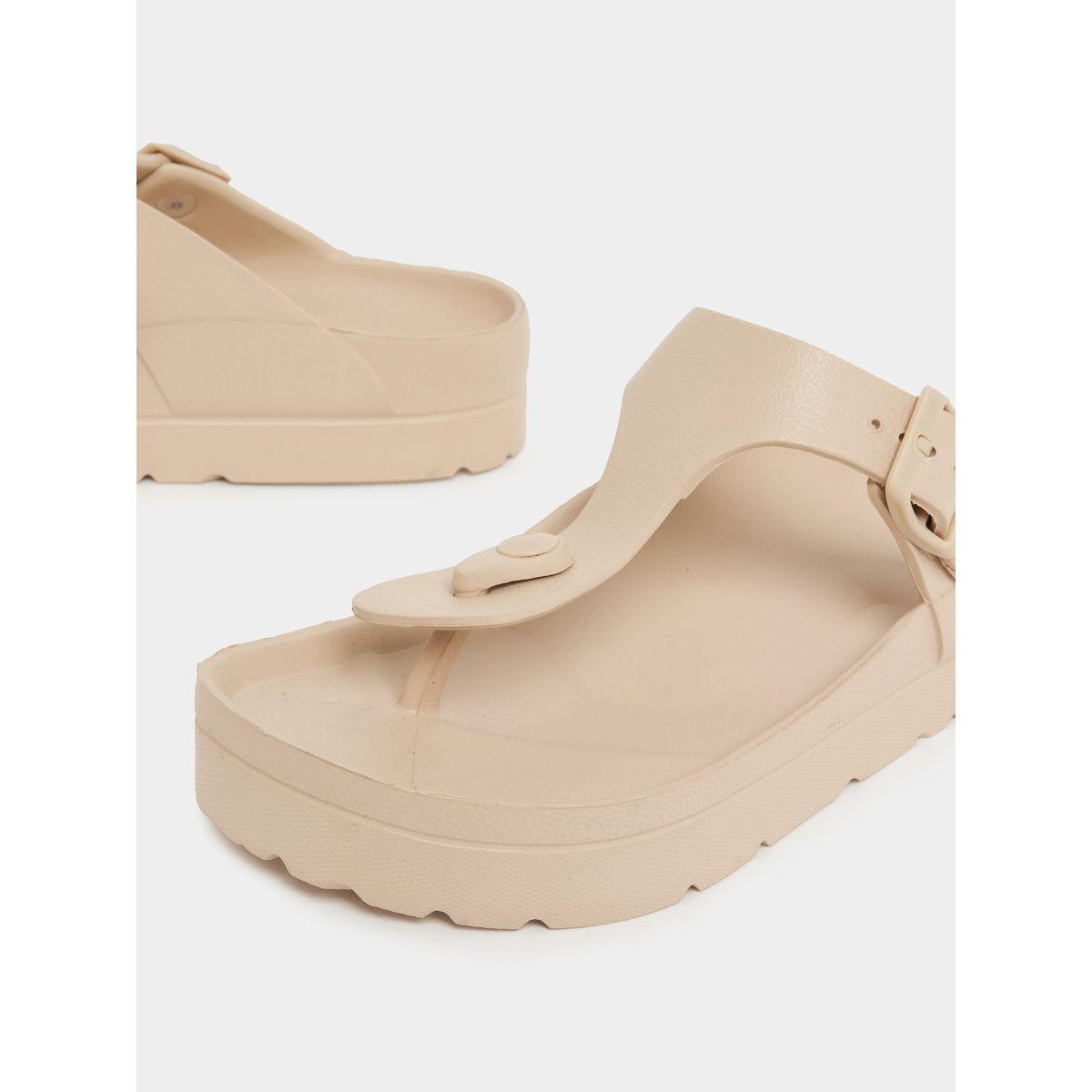 Styli Platform Flip Flops with Adjustable Buckle-women-shoes-flipflopsandslides-image-4