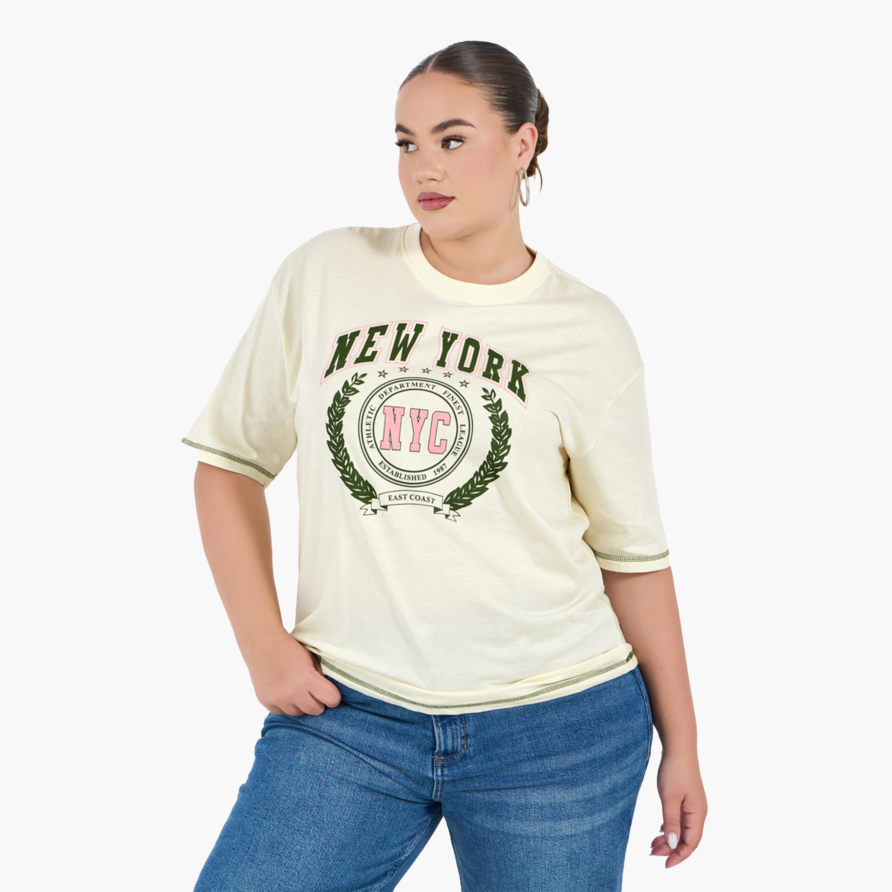 Styli Plus Size Embroidered Oversized T-Shirt-women-clothing-tshirts-image-1