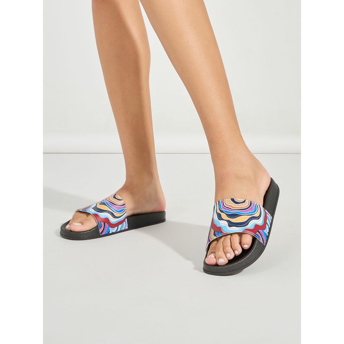 Styli Abstract Print Slides-women-shoes-flipflopsandslides-image-1