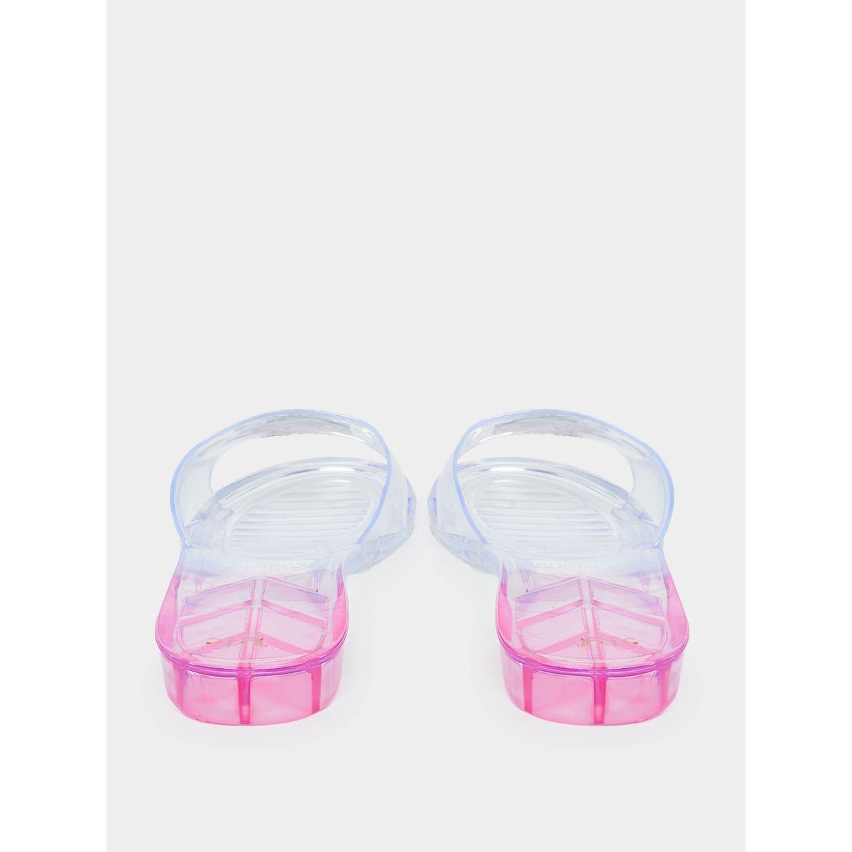 شبشب شفاف مزين بديكور فراولة-women-shoes-flipflopsandslides-image-4