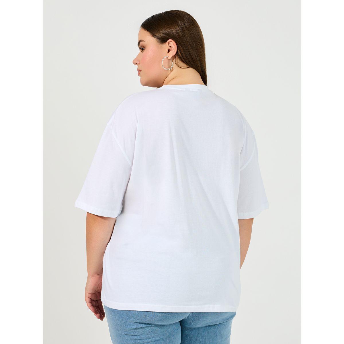 Styli Plus Size Le Marias Slogan Print Oversized T-Shirt-women-clothing-tshirts-image-4