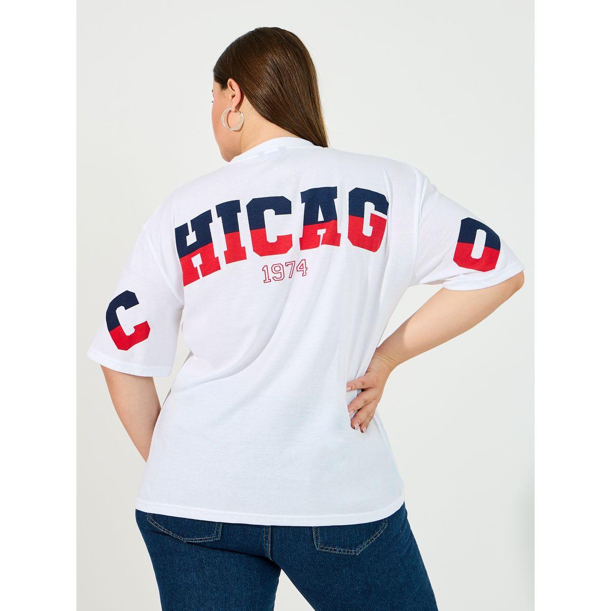Styli Plus Size Chicago Print Dropped Shoulder Oversized T-Shirt-women-clothing-tshirts-image-1