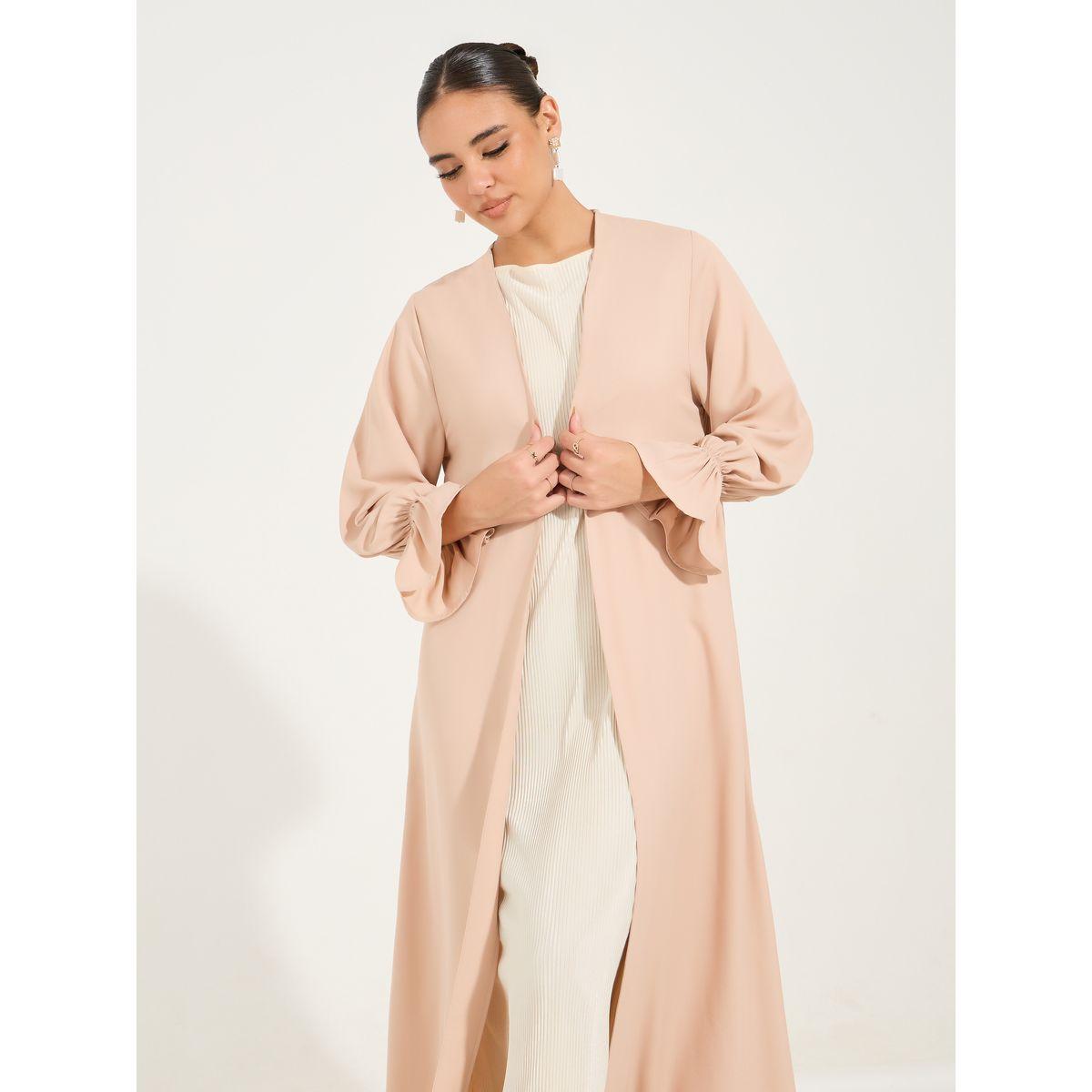 عباية سادة باكمام طويلة واسعة-women-arabicclothing-abayas-image-5